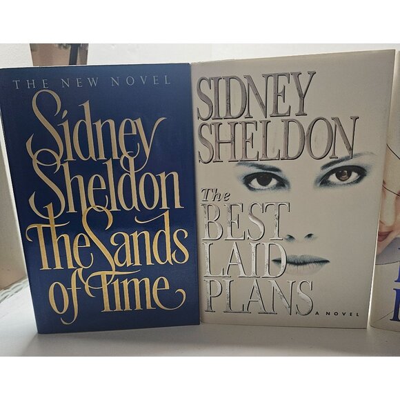 Sidney Sheldon Hardcover Book Lot of 4 The Sands Of Time The Best Laid Plans Tel - Picture 3 of 6